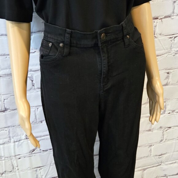 J.Crew - black high waist bootcut jeans - Picture 6 of 12